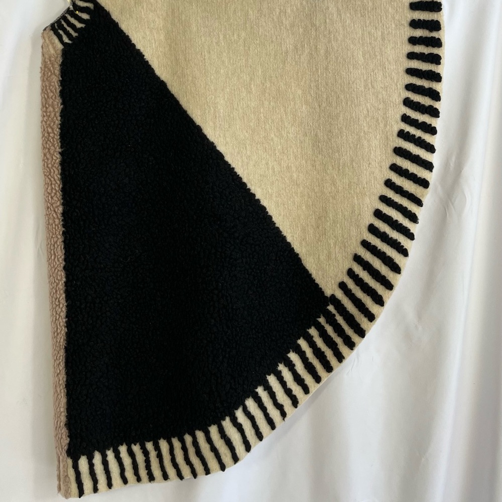 ANTHROPOLOGIE “ PONCHO” DUSK & DAWN CAPELET WOOL BLEND PATCHWORK CAPE ONE SIZE - Picture 11 of 16